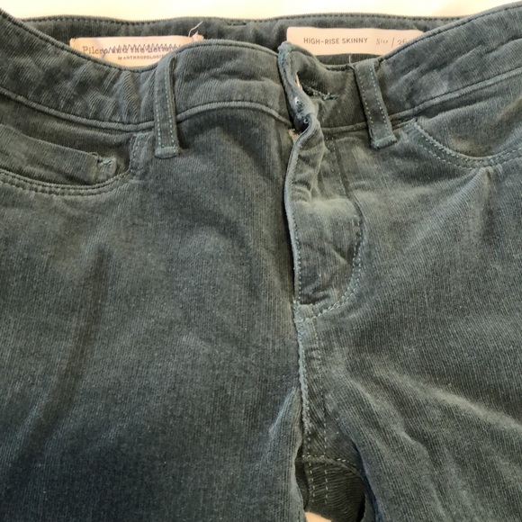 Pilcro and the Letterpress Corduroy High-Rise Skinny Ankle Pants Size 26 - Picture 4 of 8
